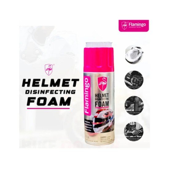 Flamingo Helmet Disinfecting Multipurpose Foam Cleaner
