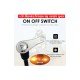 Hazard Emergency LED Metal Switch Momentary Button for Motorcycle & E-Bike