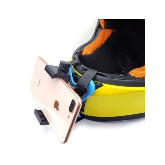 Helmet Chin Mount Phone & Action Camera Holder