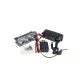 Police Red and Blue Flashing Lamp Motorcycle