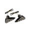 Motorcycle Led Turn Signal Triangle Flush Mount Blinker Flashing Body Indicator Lights