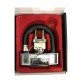 Anti Acid Proof Heavy Duty Disc Lock Black With Double Key and Liquid