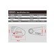 Veison DX11 6mm Anti Acid Anti-Theft 3 Key Disc Brake Lock