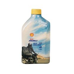 Shell Advance AX5 20W-40 4T Mineral 1L Engine Oil 