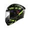 Studds Thunder D6 Full Face  Black and Green Bike Helmet