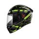 Studds Thunder D6 Full Face  Black and Green Bike Helmet