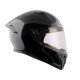 Vega Bolt Glossy Black Full Face Helmet